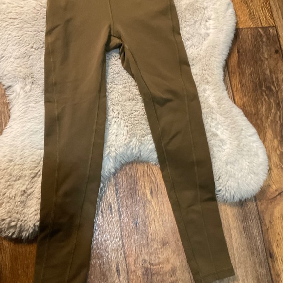 Aritzia Wilfred Free Divinity Jumpsuit Size XS Olive Womens Body Hugging Stretch - Picture 3 of 9